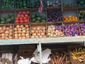 Fruit stand.
