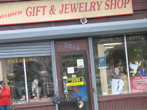 Jewelry store.