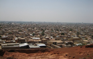 Rooftops in Kano, Nigeria.