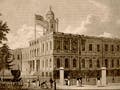 Old City Hall in New York City from around 1830.