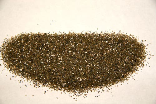 Chemically Immature Olivine Beach Medium Angular Sand.