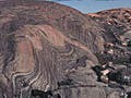 Folds near Nunavut, Canada.