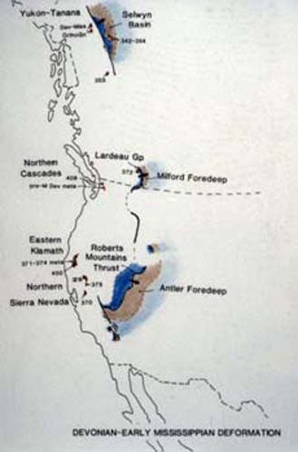 Devonian-Early Mississippian.