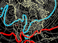 Blizzard of 2003 tropopause analysis.