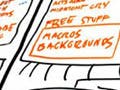 A text-covered whiteboard.