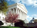 Photo of the exterior of U.S. Supreme Court building.