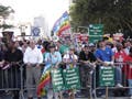A photo of a labor rally.