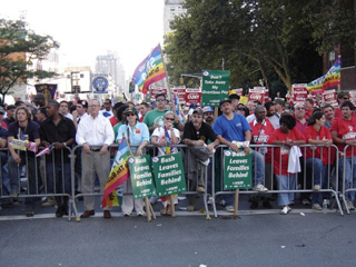 A photo of a labor rally.