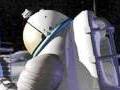 An astronaut in space.