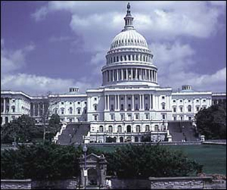 A photograph of the U.S. Capitol building.