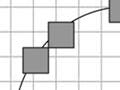 Graph of lattice points inside a circle.