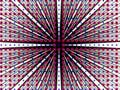 Computer generated image of relatively prime integers and zeta(2)