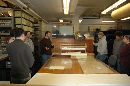 Hart curator Kurt Hasselbalch discusses the design relationship between historic plans and a builder's model.