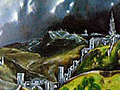 Image of View of Toledo, oil on canvas, by El Greco, 1597.