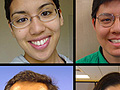 Four young Asian Americans of different backgrounds.
