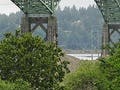 A photo of the Coos Bay Bridge, the longest bridge along the Oregon Coastal Highway.