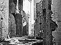 A photograph of an archway in the Palace of the Caesars.