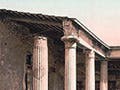 Rome. Peristyle of the House of Vetti, Pompeii, Italy.