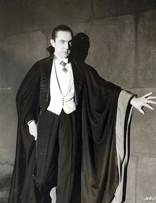 Actor playing Dracula.
