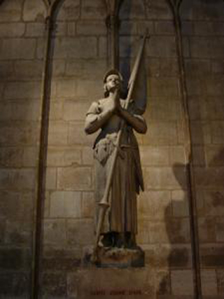 Joan of Arc statue.