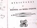 Frontpiece to 1792 edition of Mary Wollstonecraft's Vindication of the Rights of Women.