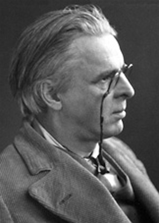 Black and white photograph of W. B. Yeats.