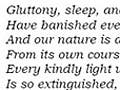 Text from Petrarch Sonnet VII.
