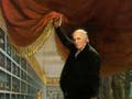 Painting by Charles Willson Peale (1741-1827). The Artist in His Museum. Oil on Canvas.