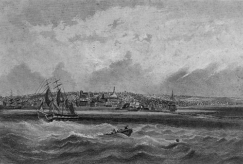 View of New Bedford.
