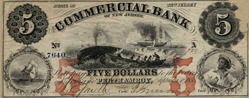 New Jersey Banknote (Garneray). 