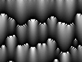 Diagram of a cellular automata used for generating musical compositions.