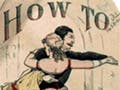 Image of a book cover on dancing circa 1878.