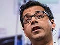 A photo of Atul Gawande, who is a well known surgeon and science writer, speaking at a TED conference.