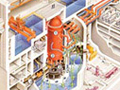 Cutaway schematic drawing of the 'Gen Four' power plant design.
