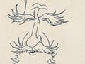 Caricature of George Bernard Shaw.