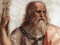 Painting of Plato and Aristotle.
