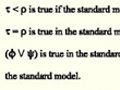 Truth in the Standard Model from Language of Arithmetic.