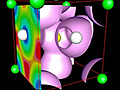 Diagram of two crystal structures.