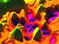 Graphic showing wide variation in modulus on a nanostructure level.
