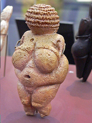 The Venus of Willendorf.