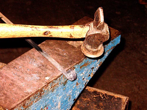 Hammering the scroll up farther.