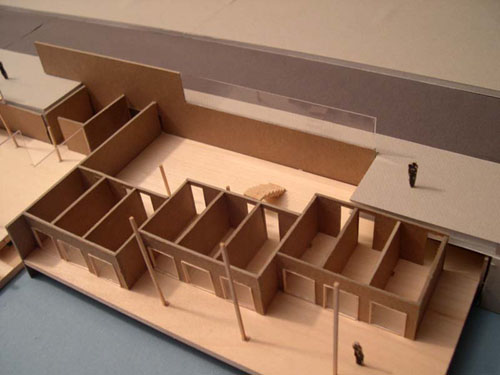 A section view of the final model.