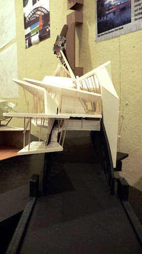 The final model from the perspective of bridge travelers.