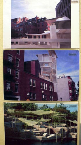 Digital renderings of all three projects.