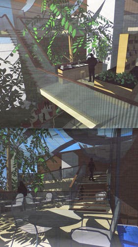 Digital renderings of the final project.