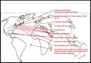 Reach out and map someone.