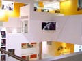 Photograph showing display of student final projects.