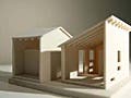 Model of a writer's cabin.