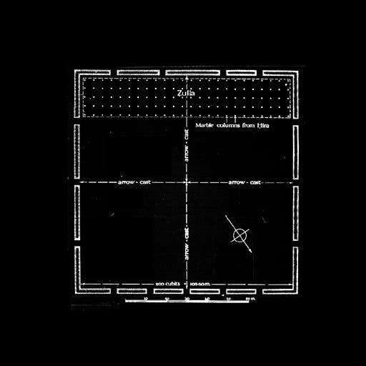Plan of the Original Mosque of Kufa after Creswell.