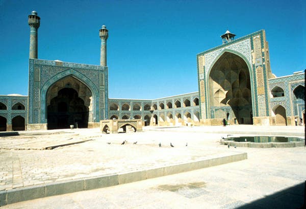 Two of the Four Iwan of the Friday Mosque in Isfahan.